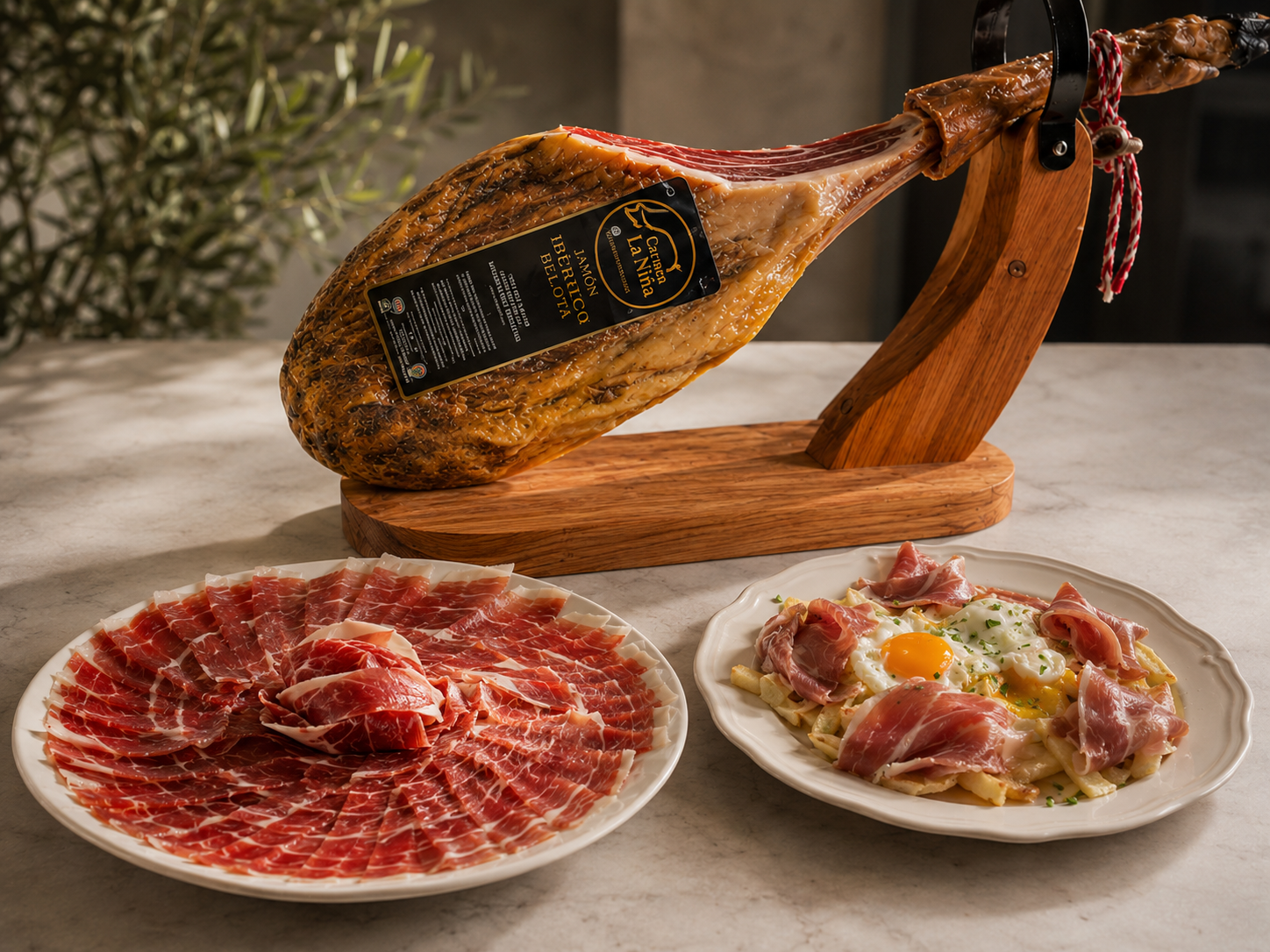 Platos Principales con Jamón Ibérico