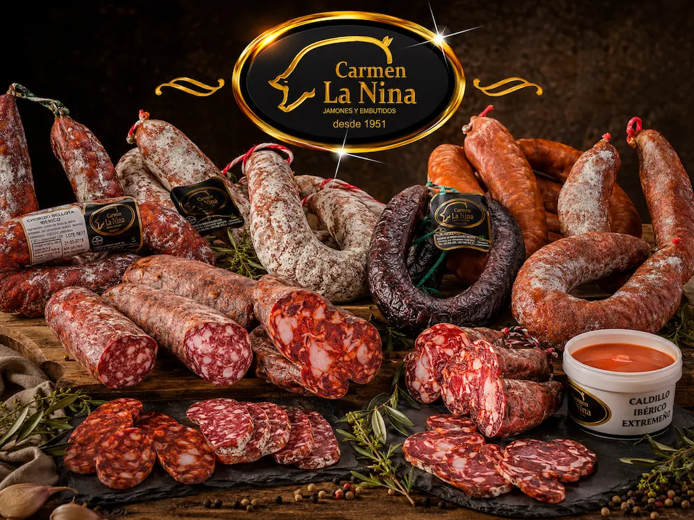 Venta de embutidos ibéricos de Extremadura a domicilio
